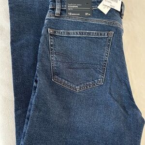 NWT American Eagle Outfitters Women's Blue Flare Jeans
